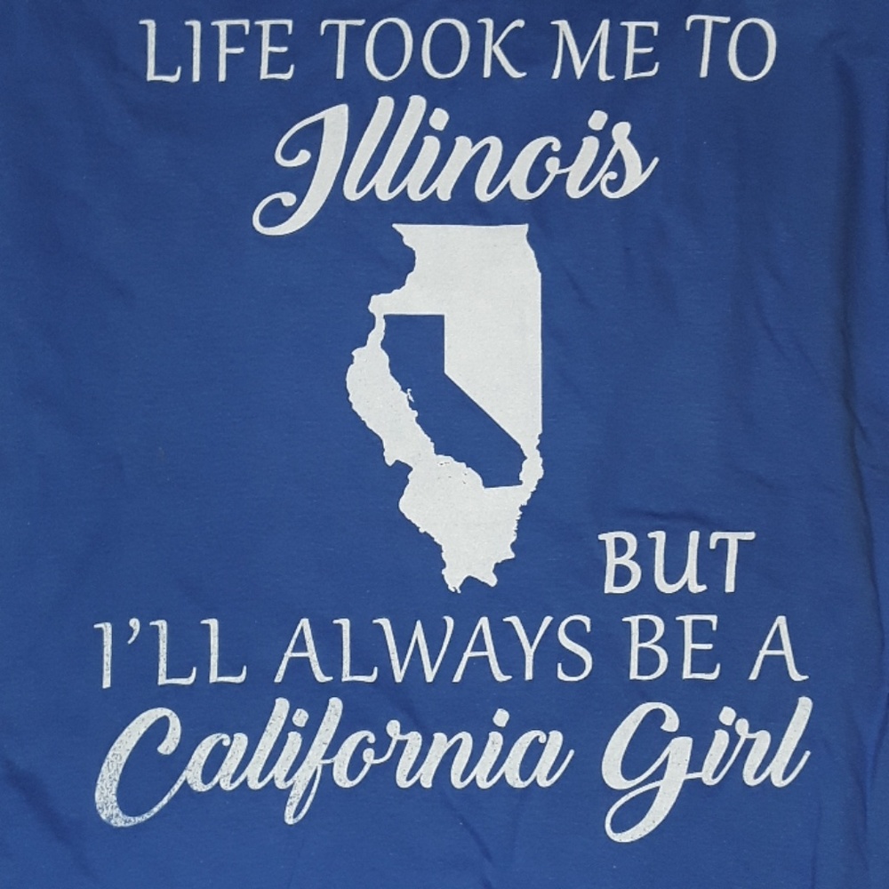 * Graphic Tee "Life Took Me to Illinois But I'll..